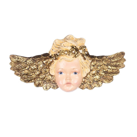 Cherub Head With Wings Figurine