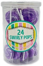 Grape Swirly Pops