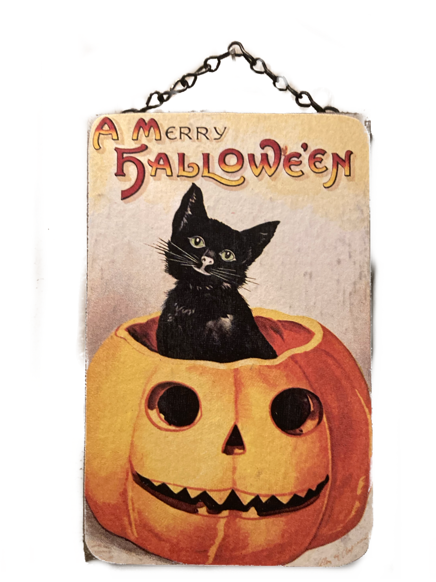 Halloween Cat Sign