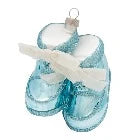 Baby's First Boy Booties Ornament