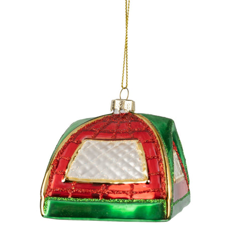 Red And Green Tent Ornament