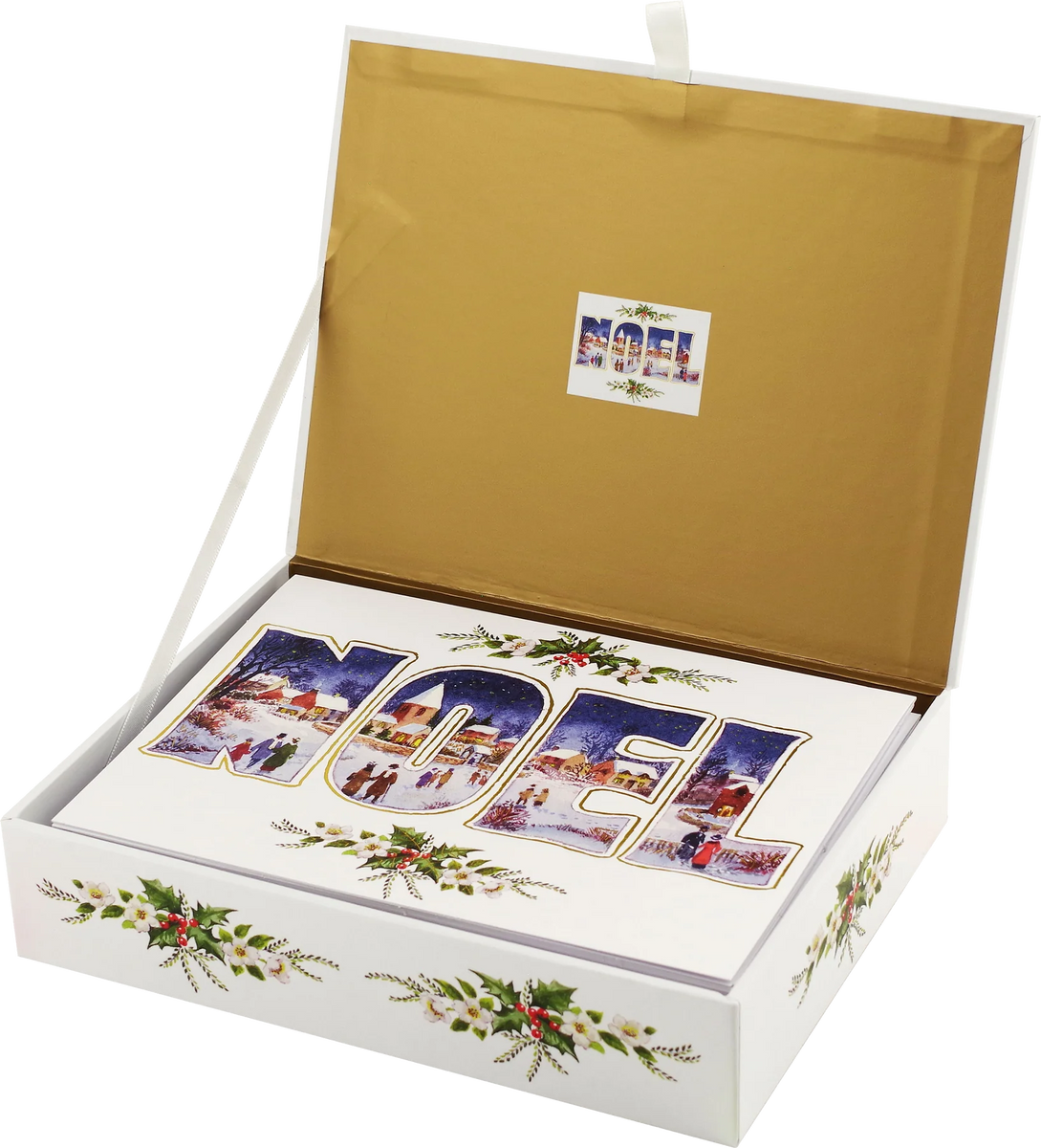 Noel Christmas Cards Box Of 20 Tinseltown Christmas Emporium