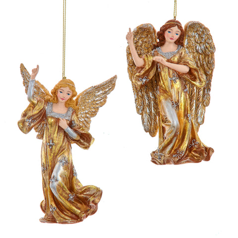Assorted Gold Angel Ornament, INDIVIDUALLY SOLD