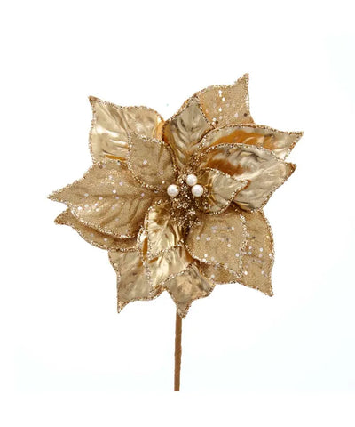Gold Poinsettia Stem