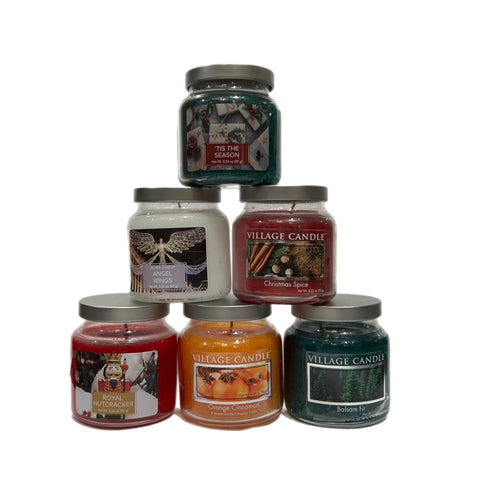 Assorted Village Candle: Winter Favorites Jar, INDIVIDUALLY SOLD
