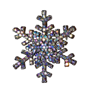 Iridescent Snowflake Brooch