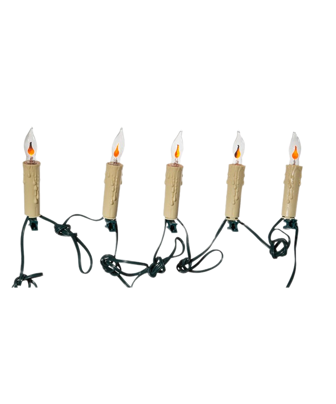 Flicker Flame Candle Lights, Set Of 7 Tinseltown Christmas Emporium