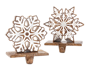 Assorted Snowflake Stocking Holder, INDIVIDUALLY SOLD
