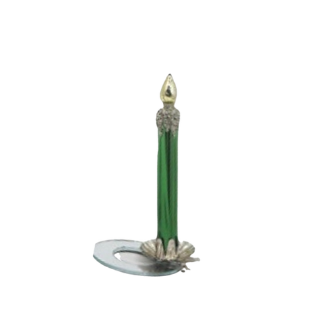 Green Clip On Candle Ornament