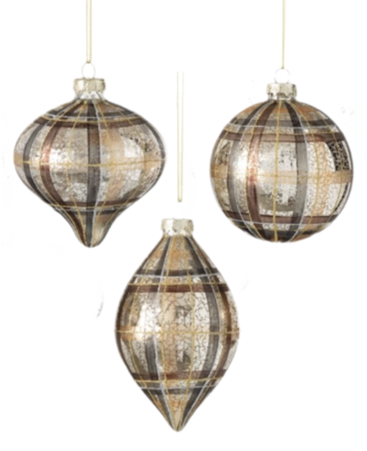 Assorted Plaid Copper Ball, INDIVIDUALLY SOLD