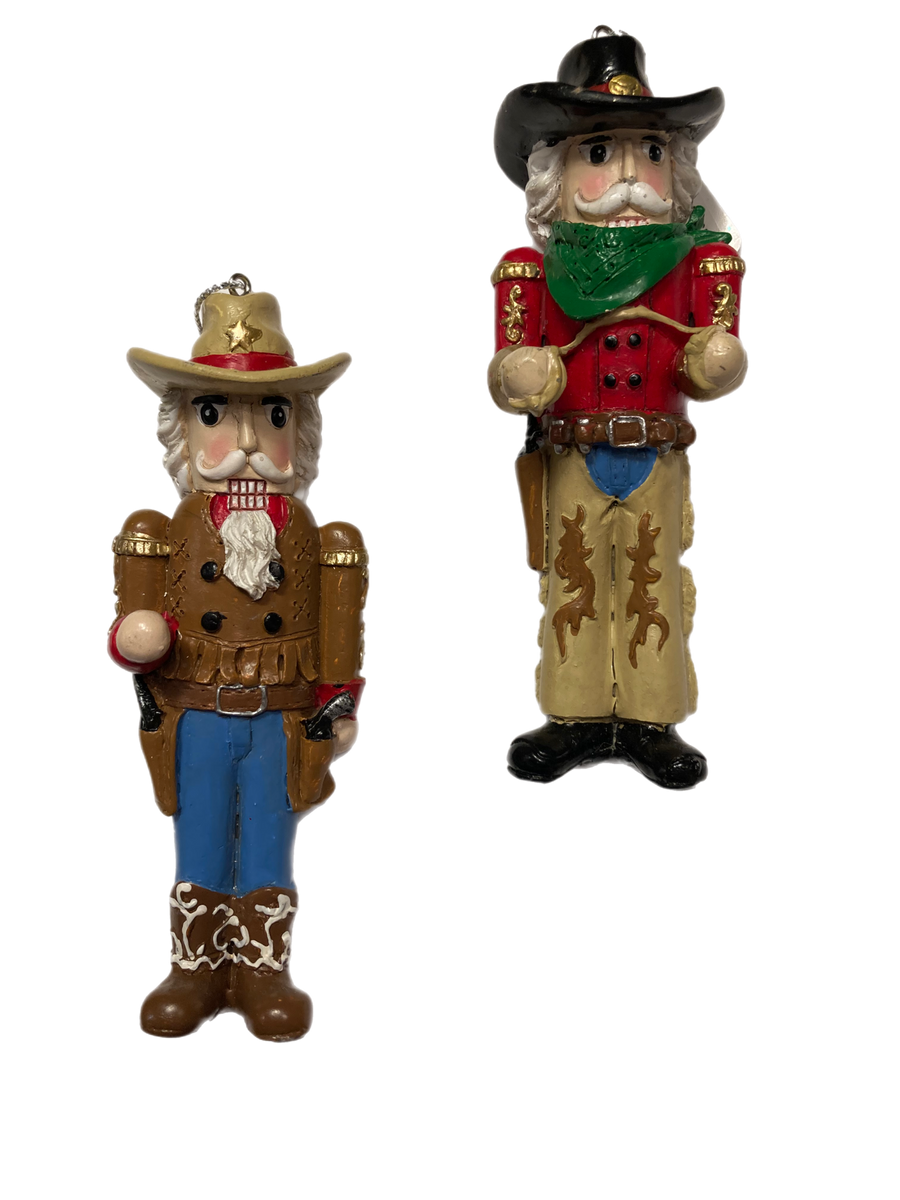 Assorted Western Nutcracker Ornament, INDIVIDUALLY SOLD Tinseltown