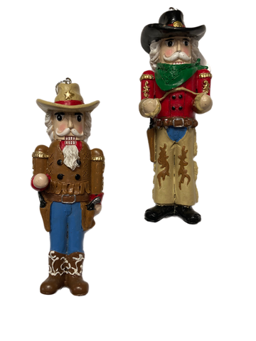 Assorted Western Nutcracker Ornament, INDIVIDUALLY SOLD