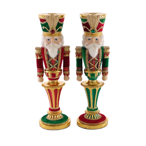 Assorted Nutcracker Candle Holder, INDIVIDUALLY SOLD