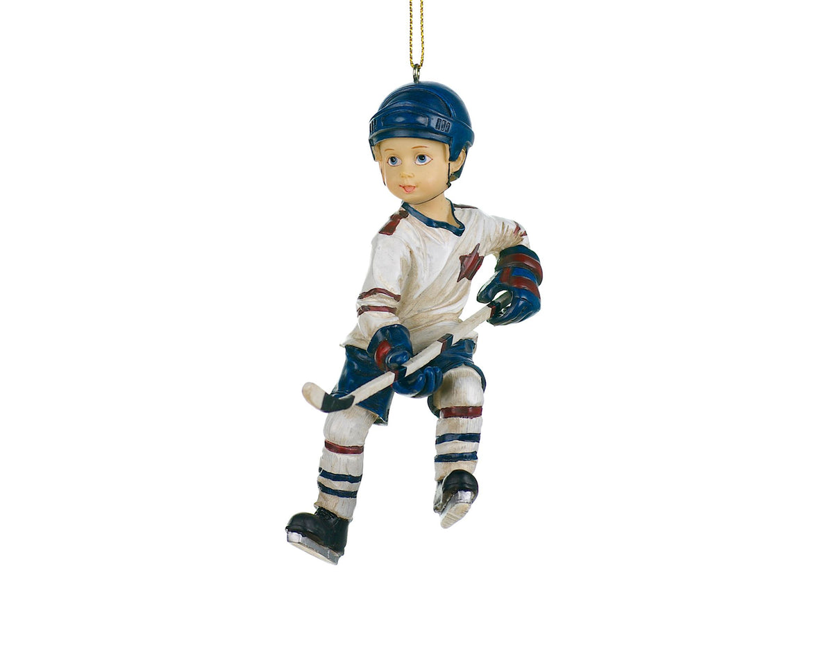 Hockey Boy Ornament Tinseltown Christmas Emporium