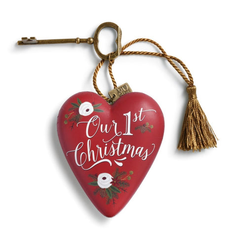 Our First Christmas Heart Ornament