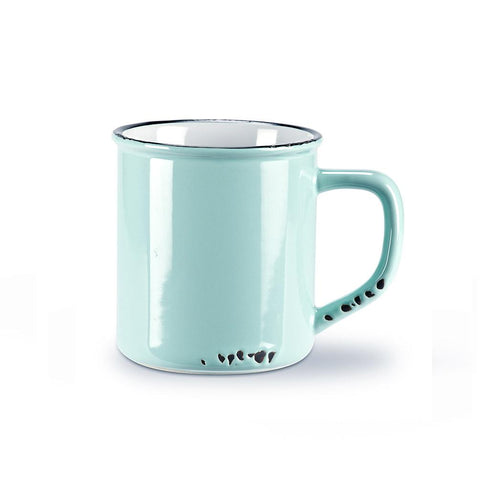 Ceramic Enamel Style Mug-BLUE