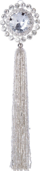 Tassel With Silver Gem Ornament