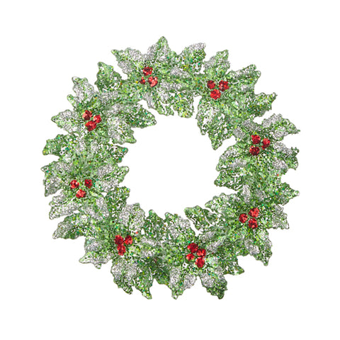 Holly Wreath Ornament