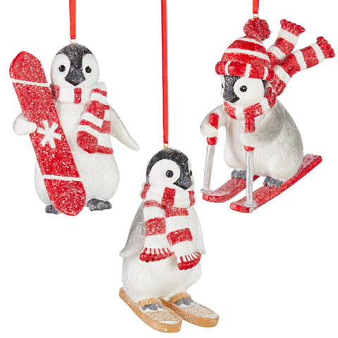 Assorted Penguin Ornament, INDIVIDUALLY SOLD