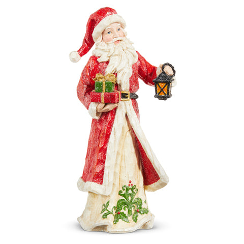 Santa With Gifts Figurine