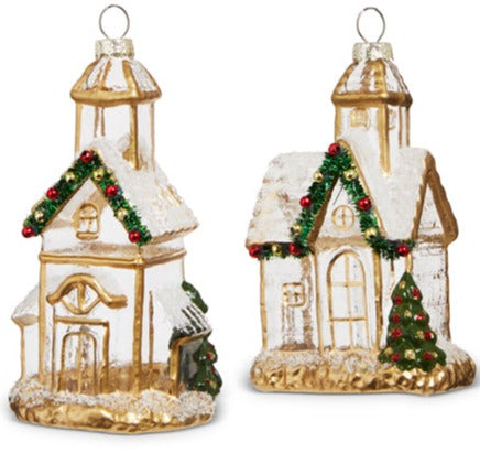 Assorted Church Ornament, INDIVIDUALLY SOLD