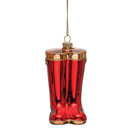 Red Boot Ornament