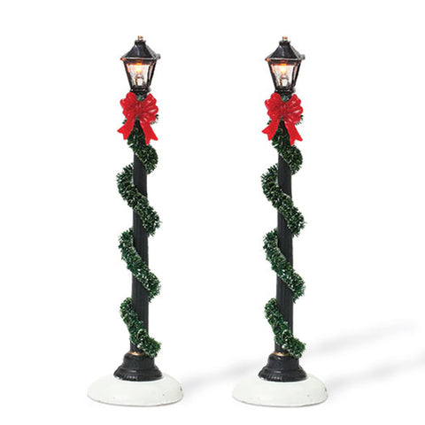 Village Accessory: Small Town Street Lamps, Set Of 2