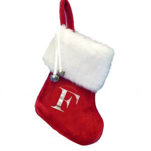 Assorted 7" Mini Monogrammed Stocking, INDIVIDUALLY SOLD