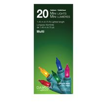 20 Multicolor Incandescent Mini Lights