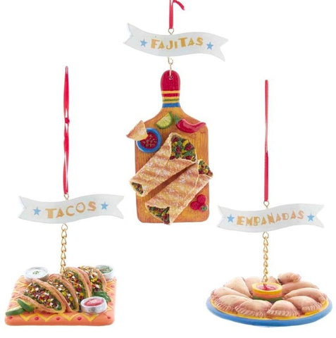 Assorted Mexican Food Ornament, INDIVIDUALLY SOLD
