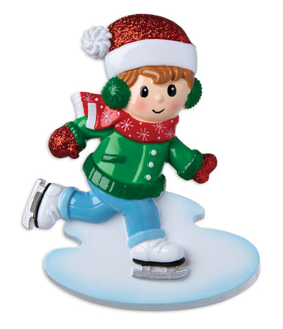 Boy Skating Ornament