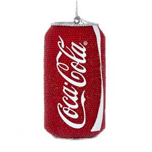 Coca Cola Glitter Can Ornament