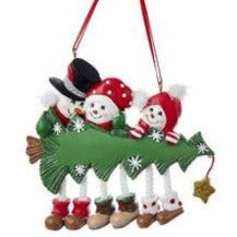 Snowman Family Of 3 Ornament