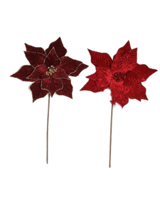 Assorted Poinsettia Stem, INDIVIDUALLY SOLD