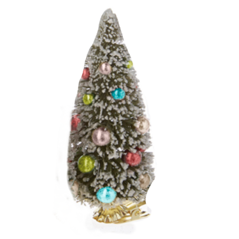 Clip On Bottle Brush Tree Ornament