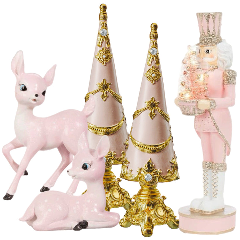 Pretty In Pink Figurines &amp; Tabletop Decor
