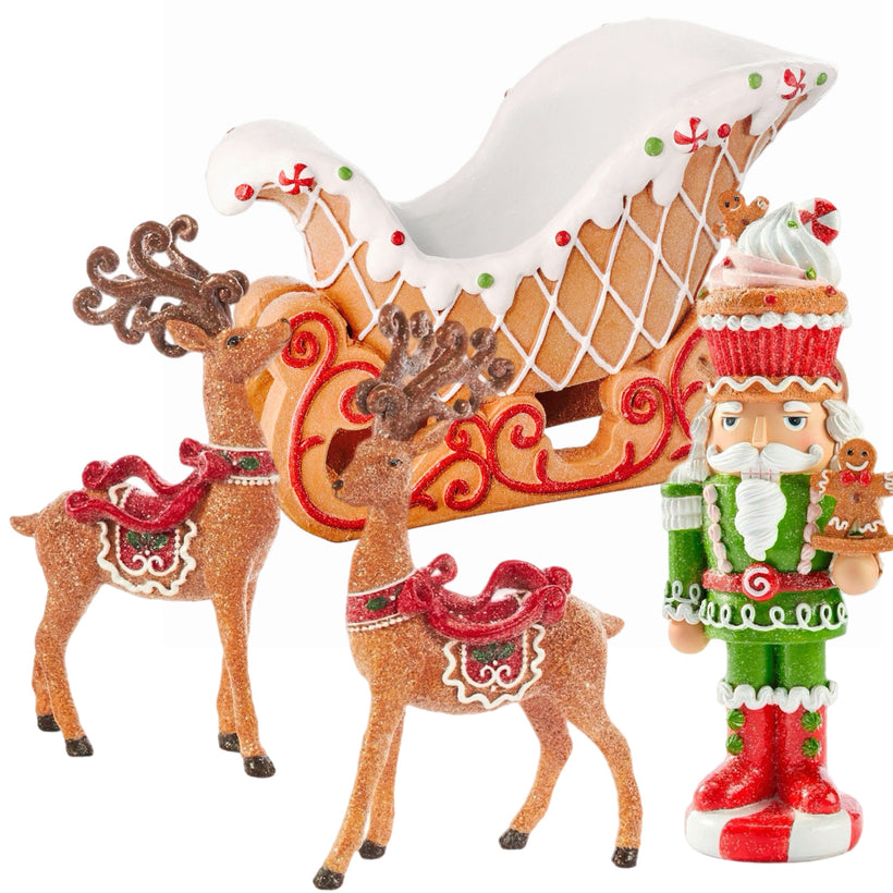 Gingerbread Confection Figurines &amp; Tabletop Decor