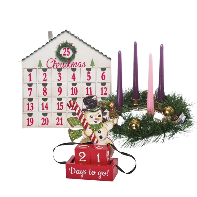 Advent Calendars,  Advent Wreaths &amp; Countdowns