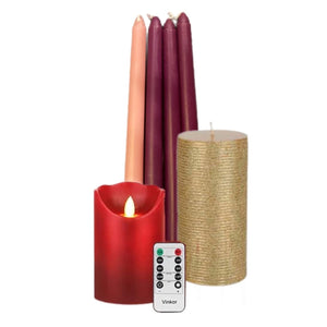 Assorted Christmas Candles