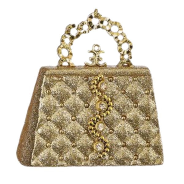 Assorted Gold Purse Ornament, INDIVIDUALLY SOLD