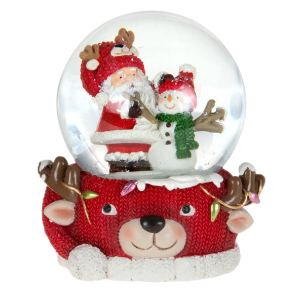 Assorted Reindeer Base Snowglobe, INDIVIDUALLY SOLD