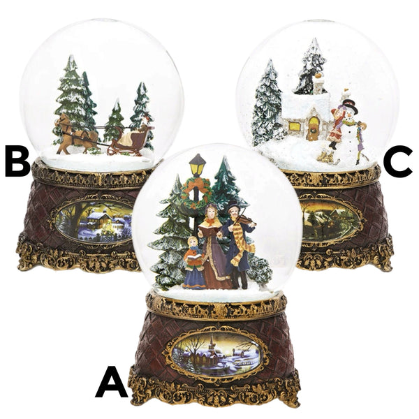 Assorted Christmas Themed Snowglobe, INDIVIDUALLY SOLD