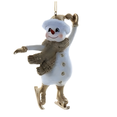 Skating Snowman Ornament