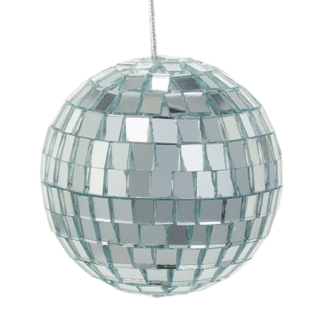 Disco Ball Ornament Boxed, Set Of 6