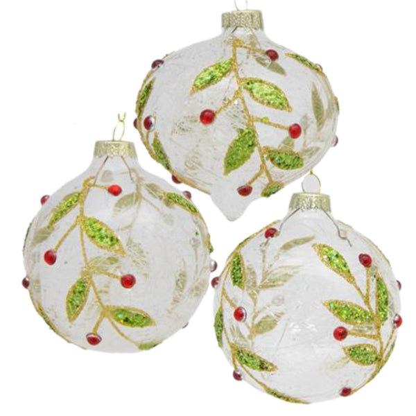 Assorted Holly Berries Ball, INDIVIDUALLY SOLD