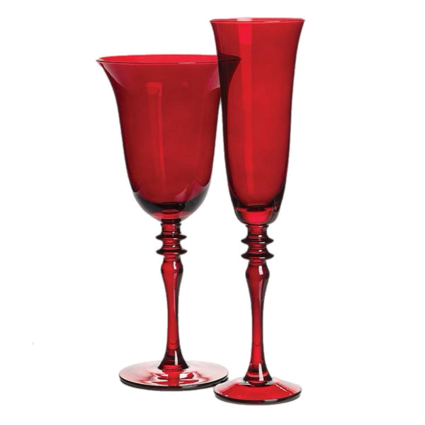 Assorted Red Glass Drinkware, INDIVIDUALLY SOLD