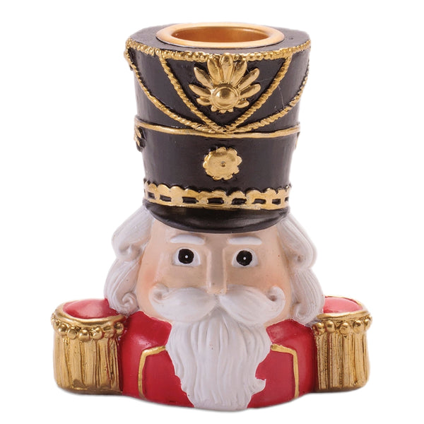 Assorted Nutcracker Bust Taper Candle Holder, INDIVIDUALLY SOLD