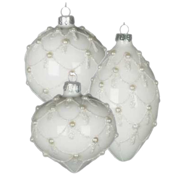 Assorted White Pearl Ball, INDIVIDUALLY SOLD