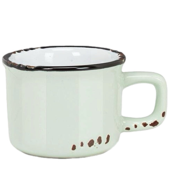 Assorted Mint Enamel Mugs, INDIVIDUALLY SOLD