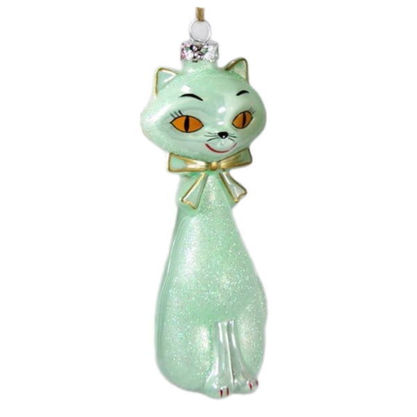 Assorted Retro Smiling Cat Ornament, INDIVIDUALLY SOLD